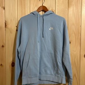 Nike Men's Light Blue Hoodie